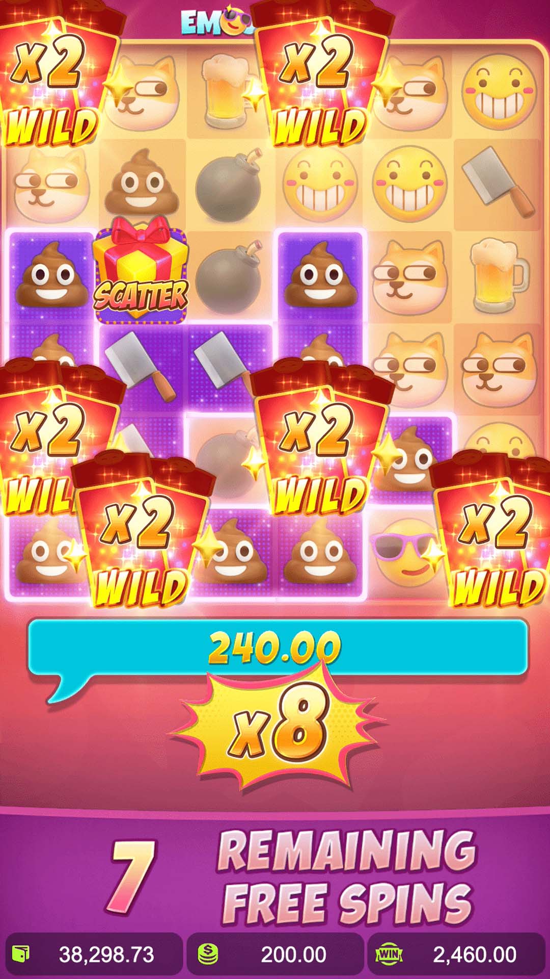 Emoji Riches game feature