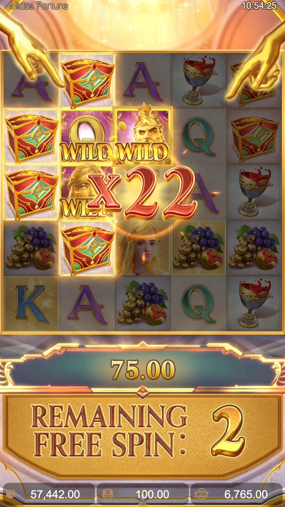 Midas Fortune freespins